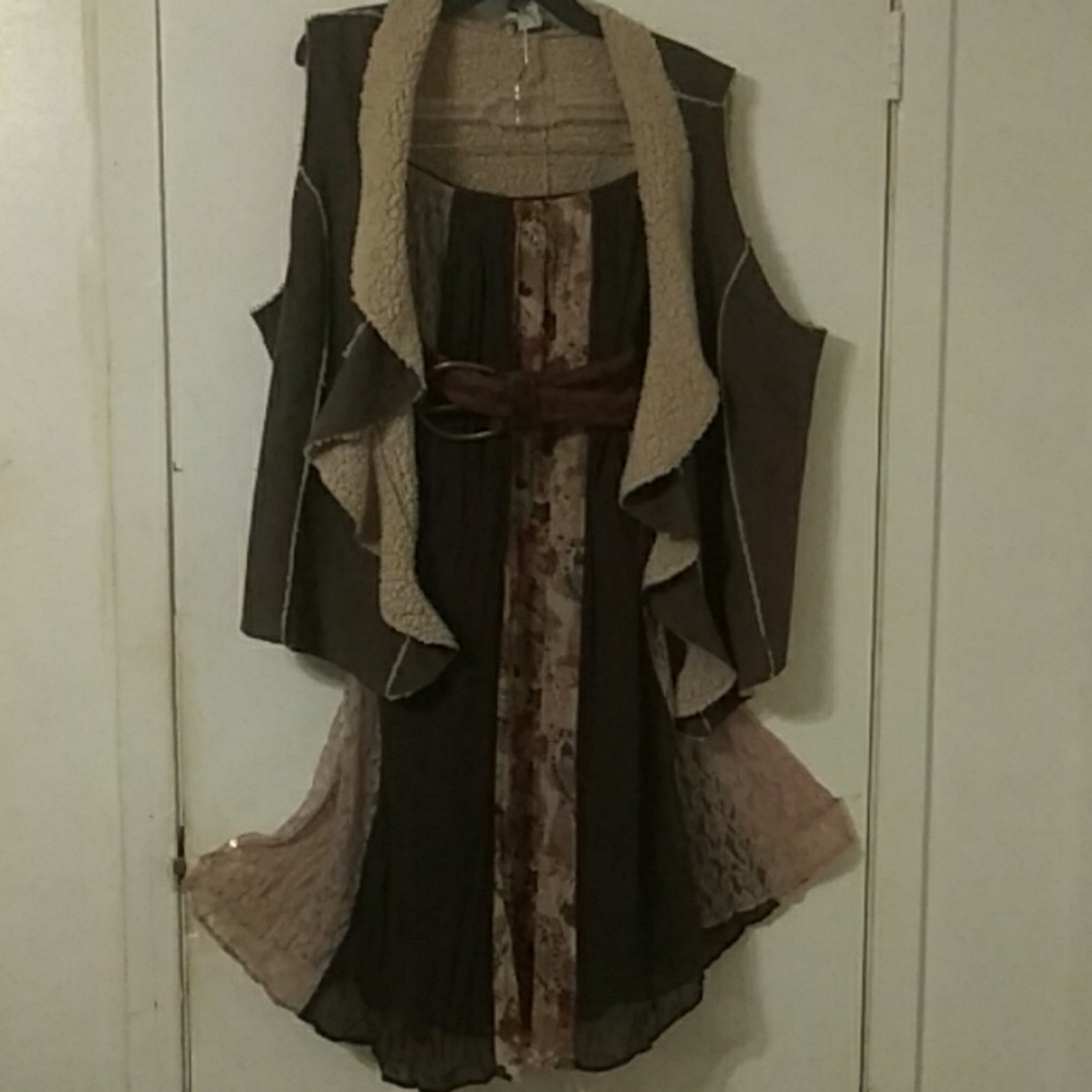 3 piece Western Skirt Set